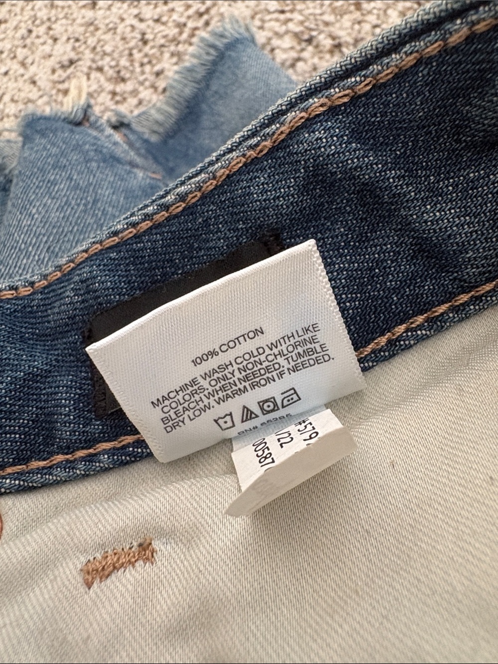 Express Mid Rise Distressed Shorts - Picture 5 of 5